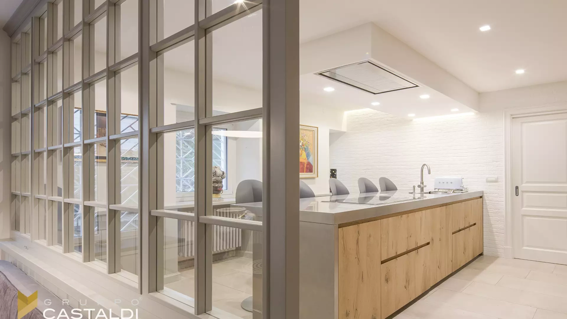 Cucina moderna stile industriale 5