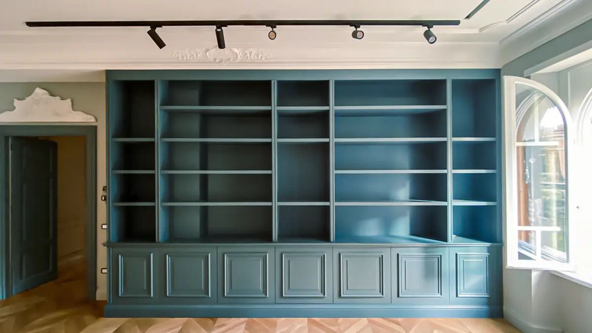 Dettaglio di falegnameria artigianale realizzata a Roma dal Gruppo Castaldi